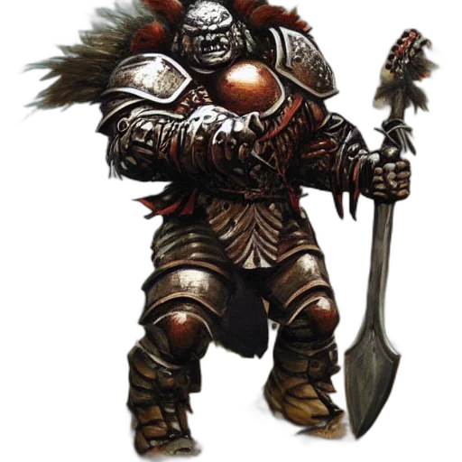 staff, sword, weapon, concept art, fantasy art, comic book art, photorealistic, ogre transparent PNG cut-out