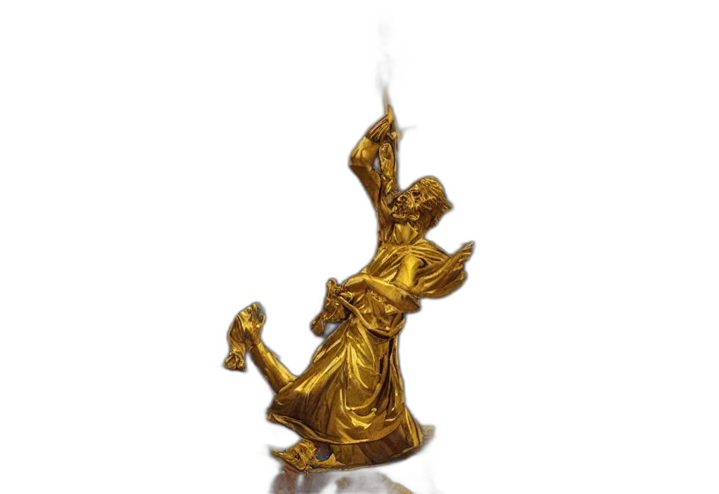 staff, jewelry, sword, weapon, 3d render, concept art, fire, watercolor transparent PNG cut-out