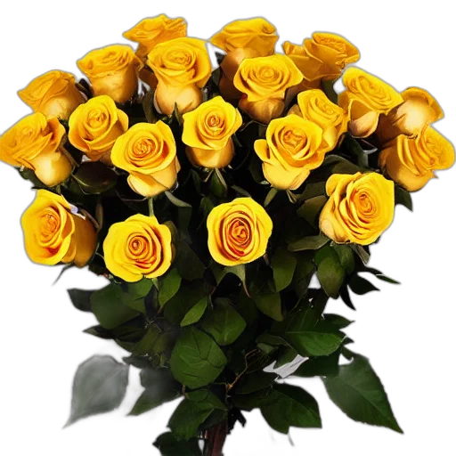 flower, golden, roses transparent PNG cut-out