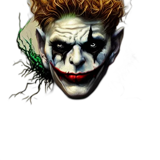 mask, face, creature, comic book art transparent PNG cut-out