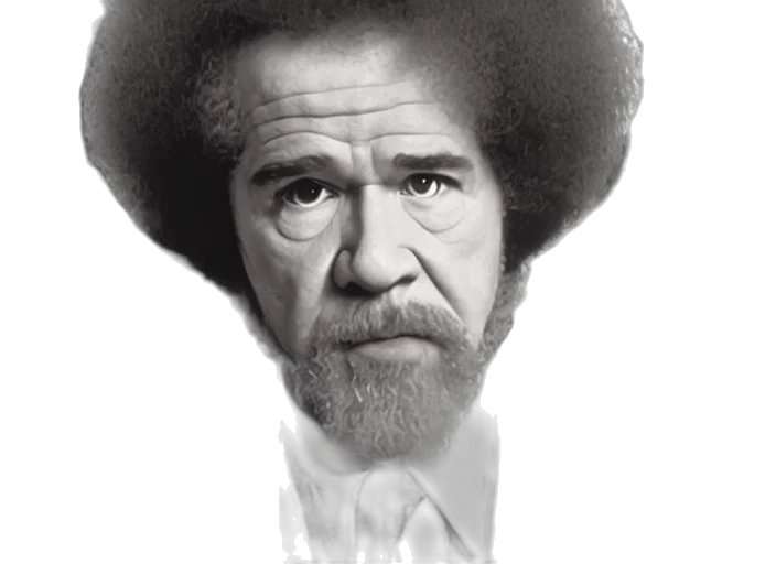 hair, face, staff, crown, photorealistic, cartoon, comic book art, bob transparent PNG cut-out