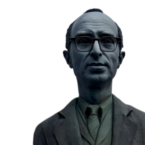 face, staff, robot, 3d render, concept art, photorealistic, statue, yuval transparent PNG cut-out