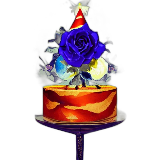 crown, hat, staff, 3d render transparent PNG cut-out