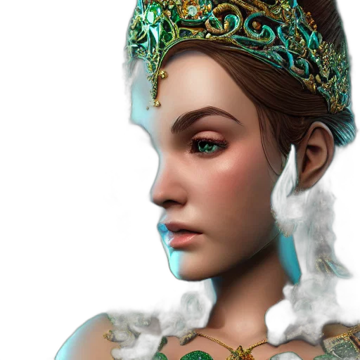 crown, jewelry, face, mask transparent PNG cut-out