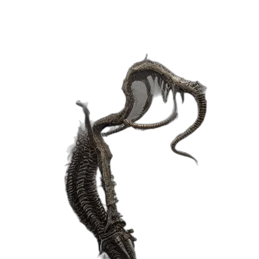 dragon, staff, creature, hair transparent PNG cut-out