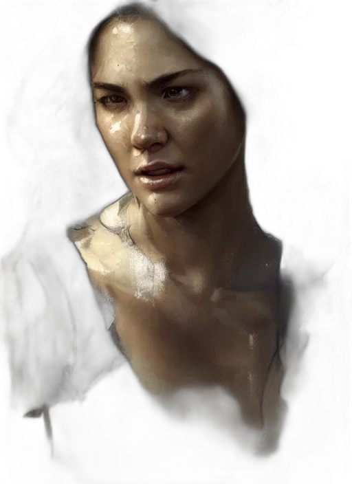 face, photorealistic, concept art, fantasy art transparent PNG cut-out