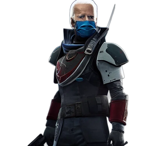mask, staff, jacket, weapon, cyberpunk, concept art, dark, blue transparent PNG cut-out