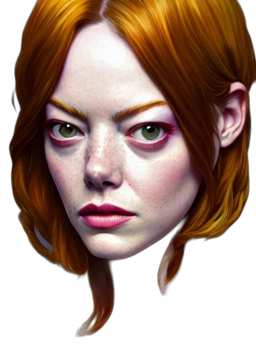 face, mask, staff, concept art, photorealistic, fantasy art, 3d render, portrait transparent PNG cut-out