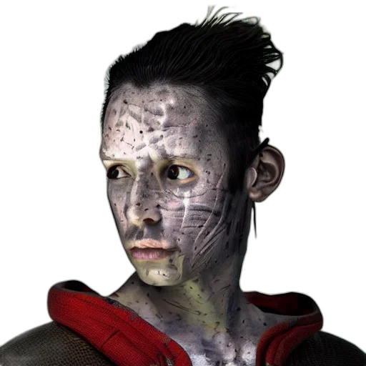 mask, face, robot, creature transparent PNG cut-out