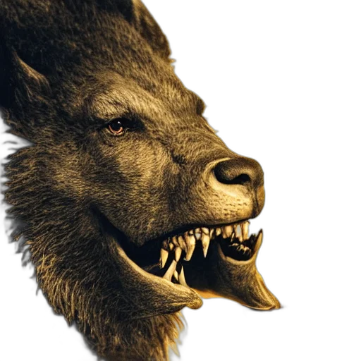 animal, creature, face, dragon, photorealistic, concept art, 3d render, fantasy art transparent PNG cut-out
