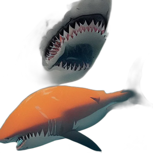 creature, animal, concept art, 3d render, watercolor, photorealistic, underwater, great transparent PNG cut-out
