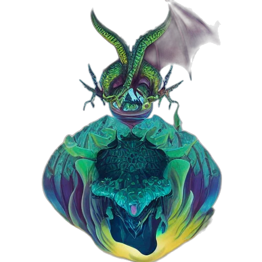 dragon, mask, creature, fantasy art transparent PNG cut-out
