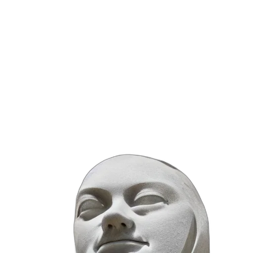 mask, face, crown, robot, 3d render, vaporwave, photorealistic, concept art transparent PNG cut-out