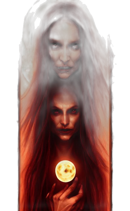 face, mask, fantasy art, concept art, comic book art, photorealistic, fire, outer space transparent PNG cut-out