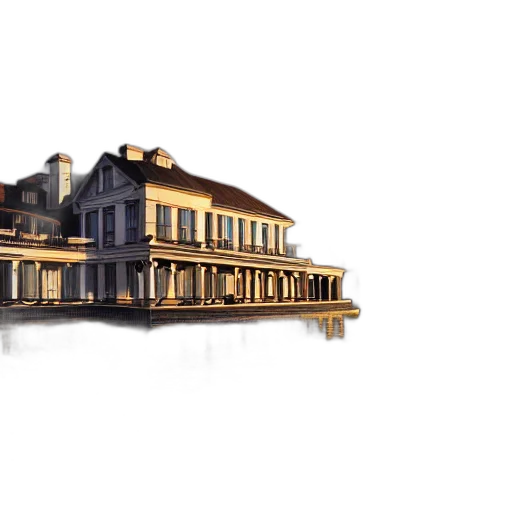building, 3d render, concept art, photorealistic transparent PNG cut-out