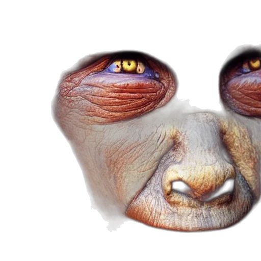 mask, creature, face, animal, 3d render, photorealistic, concept art, fantasy art transparent PNG cut-out