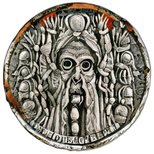 crown, jewelry, face, mask, concept art, fantasy art, confutatis, maledictus transparent PNG cut-out