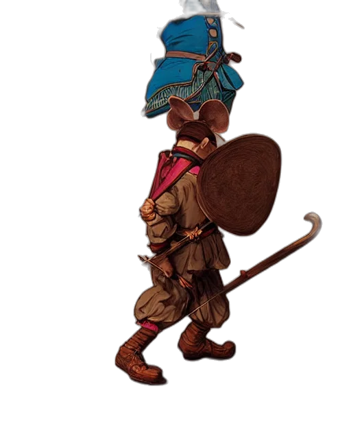 staff, hat, sword, weapon, concept art, fantasy art, pixel art, 3d render transparent PNG cut-out