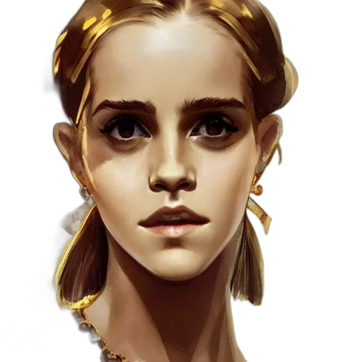 face, jewelry, crown, staff transparent PNG cut-out