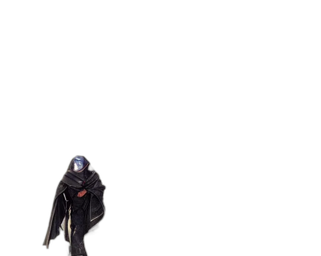 jacket, robot, mask, staff transparent PNG cut-out