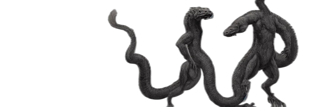 hair, animal, creature, dragon, 3d render, concept art, photorealistic, pencil sketch transparent PNG cut-out
