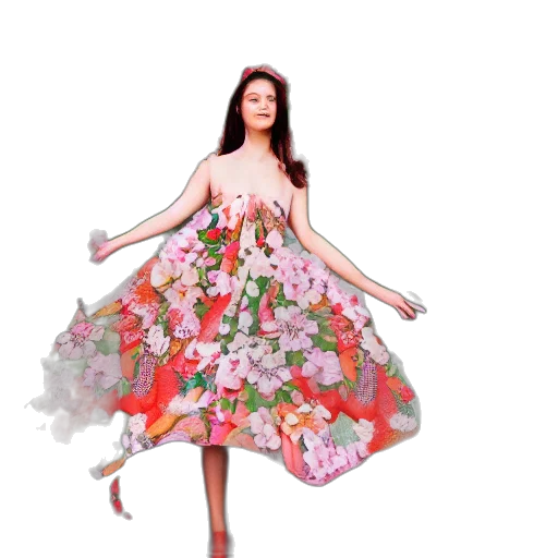 dress, photorealistic, 3d render, concept art, watercolor, pastel, beautiful, girl transparent PNG cut-out