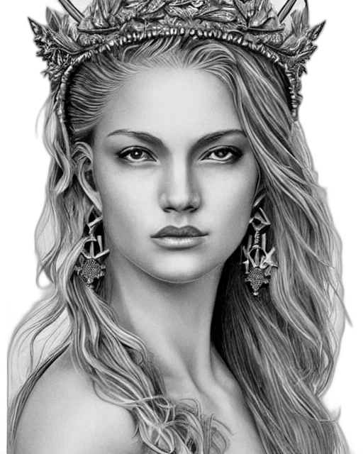 crown, jewelry, face, dragon, fantasy art, photorealistic, pencil sketch, comic book art transparent PNG cut-out