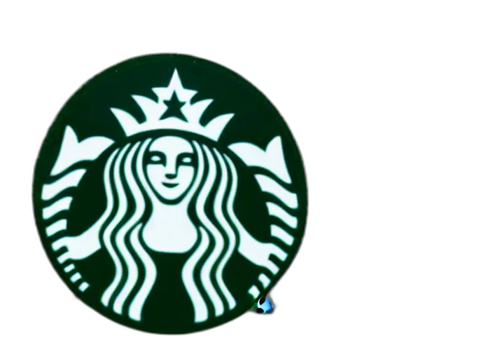 staff, 3d render, photorealistic, starbuck, logo, disgusting, dog transparent PNG cut-out