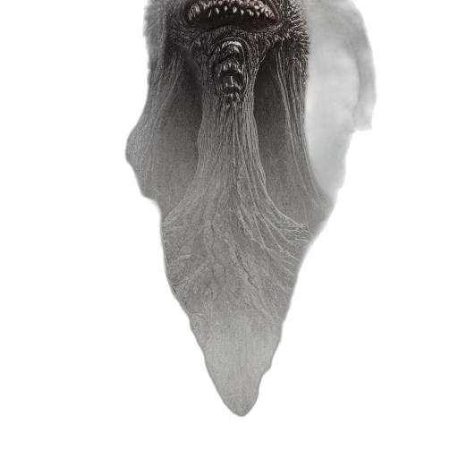 hair, mask, animal, creature transparent PNG cut-out