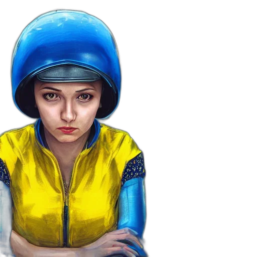 jacket, face, photorealistic, concept art transparent PNG cut-out