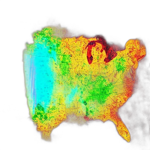 heat, map transparent PNG cut-out