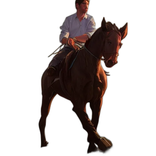 staff, animal, photorealistic, 3d render transparent PNG cut-out