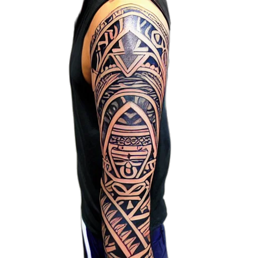 maori, tattoo, rocket, launch transparent PNG cut-out