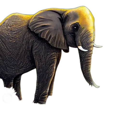 animal, creature, concept art, photorealistic transparent PNG cut-out