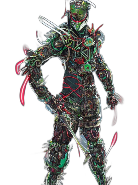 robot, creature, staff, mask transparent PNG cut-out