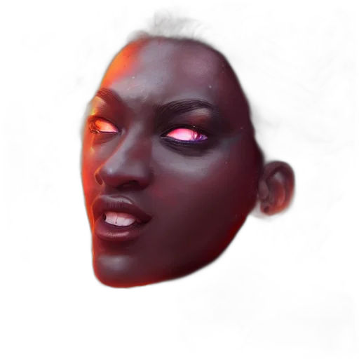 face, mask, creature, robot transparent PNG cut-out