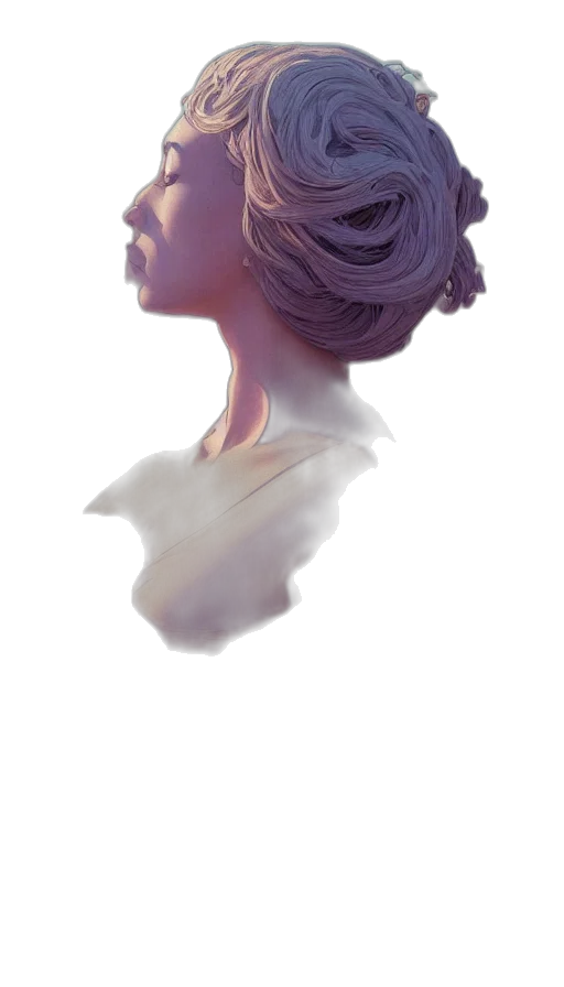 face, crown, mask, dress transparent PNG cut-out