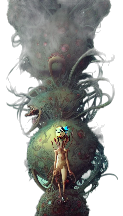 creature, concept art, fantasy art, comic book art transparent PNG cut-out