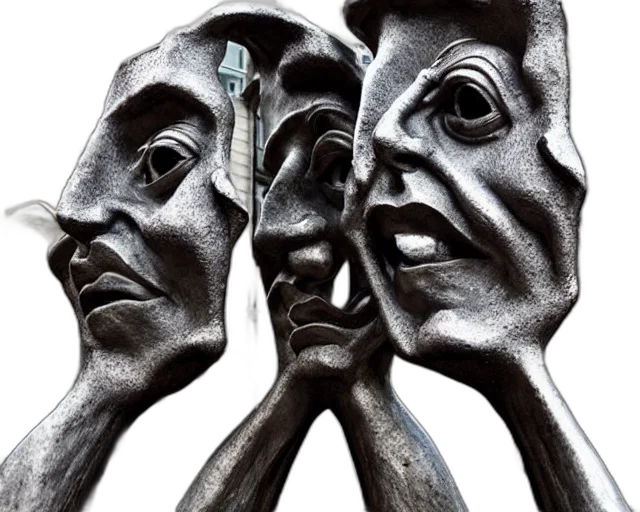 mask, face, concept art, photorealistic transparent PNG cut-out
