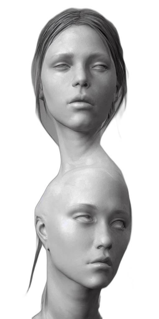 face, mask, robot, creature transparent PNG cut-out
