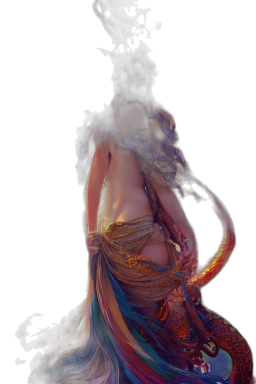 dress, dragon, creature, mask transparent PNG cut-out