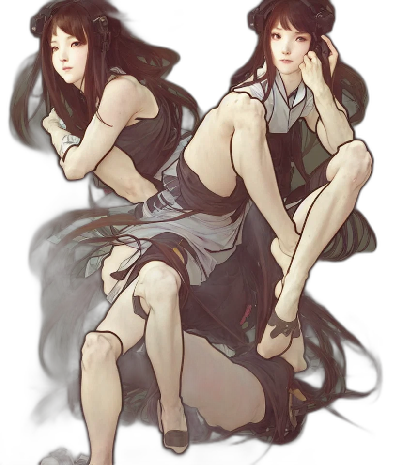 dress, creature, concept art, fantasy art transparent PNG cut-out