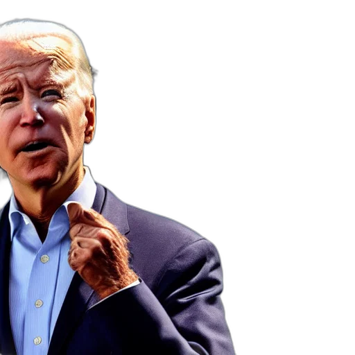 jacket, joe, biden, looking transparent PNG cut-out