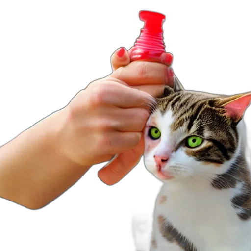 bottle, staff, animal, weapon, photorealistic, 3d render, fire, red transparent PNG cut-out