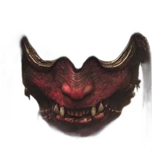 mask, dragon, face, creature, concept art, photorealistic, 3d render, fantasy art transparent PNG cut-out