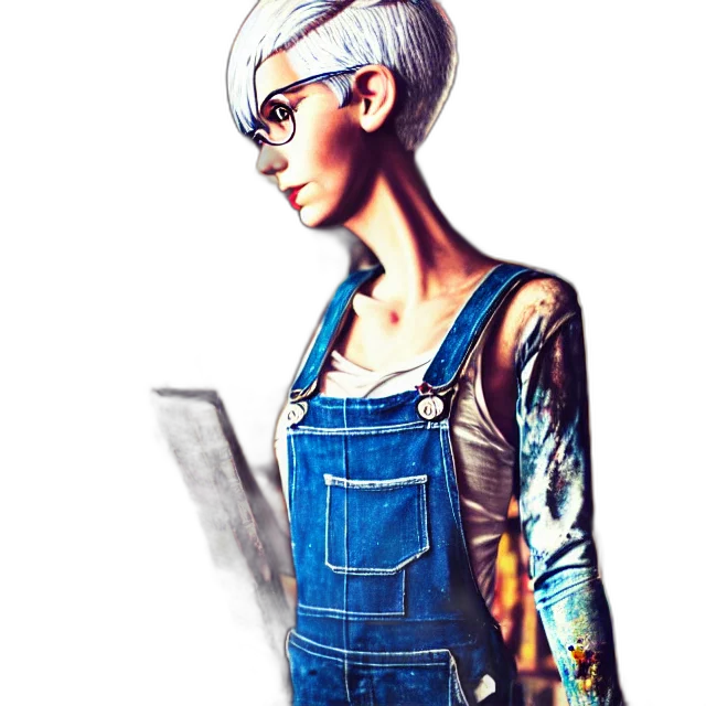 dress, photorealistic, watercolor, cartoon, concept art, blue, pastel, monochrome transparent PNG cut-out