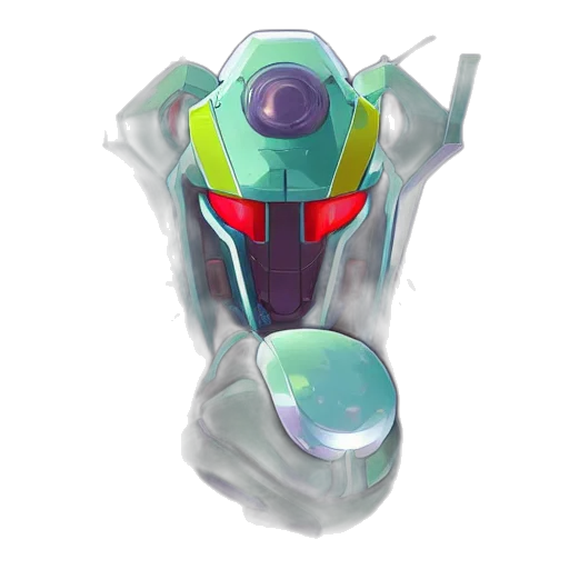 robot, mask, weapon, bottle transparent PNG cut-out