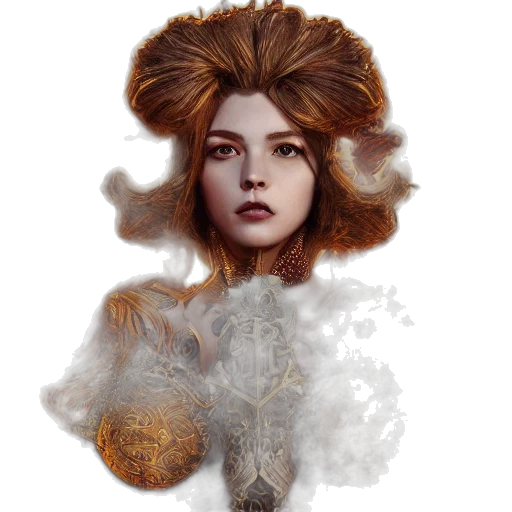 hair, crown, face, mask transparent PNG cut-out