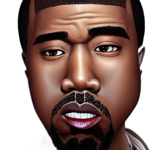 face, photorealistic, cartoon, 3d render transparent PNG cut-out