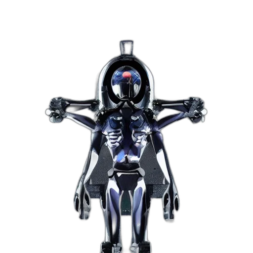 robot, creature, animal, 3d render, cyberpunk, concept art, pixel art, technological transparent PNG cut-out